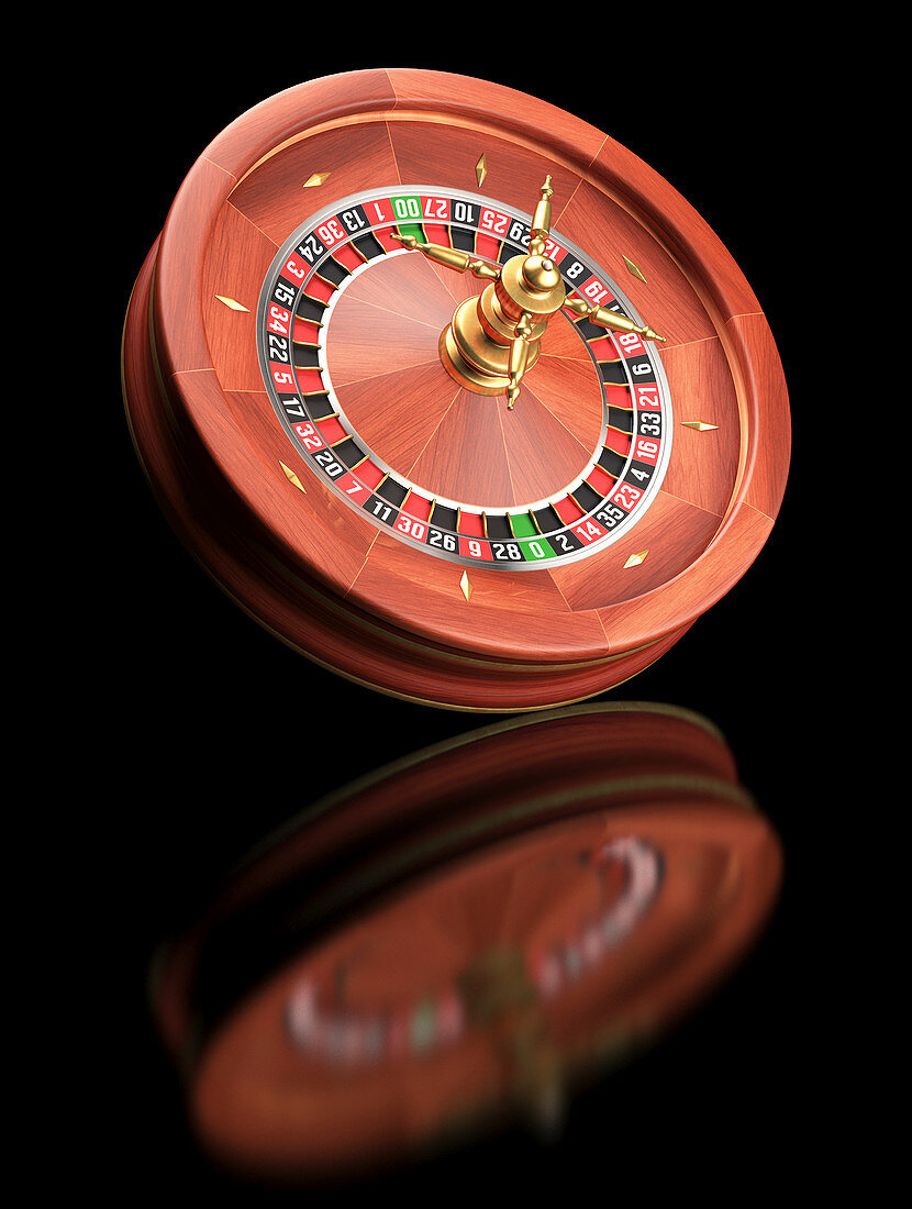 Roulette wheel,illustration