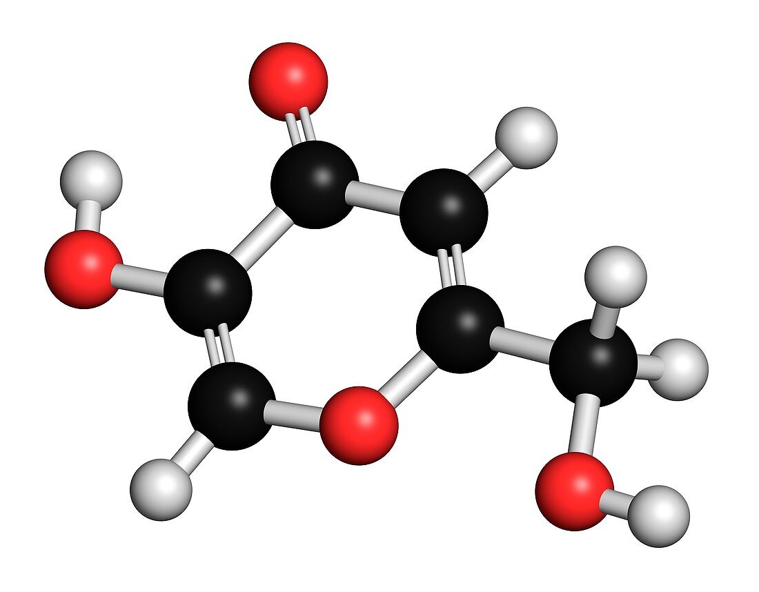 Kojic acid molecule