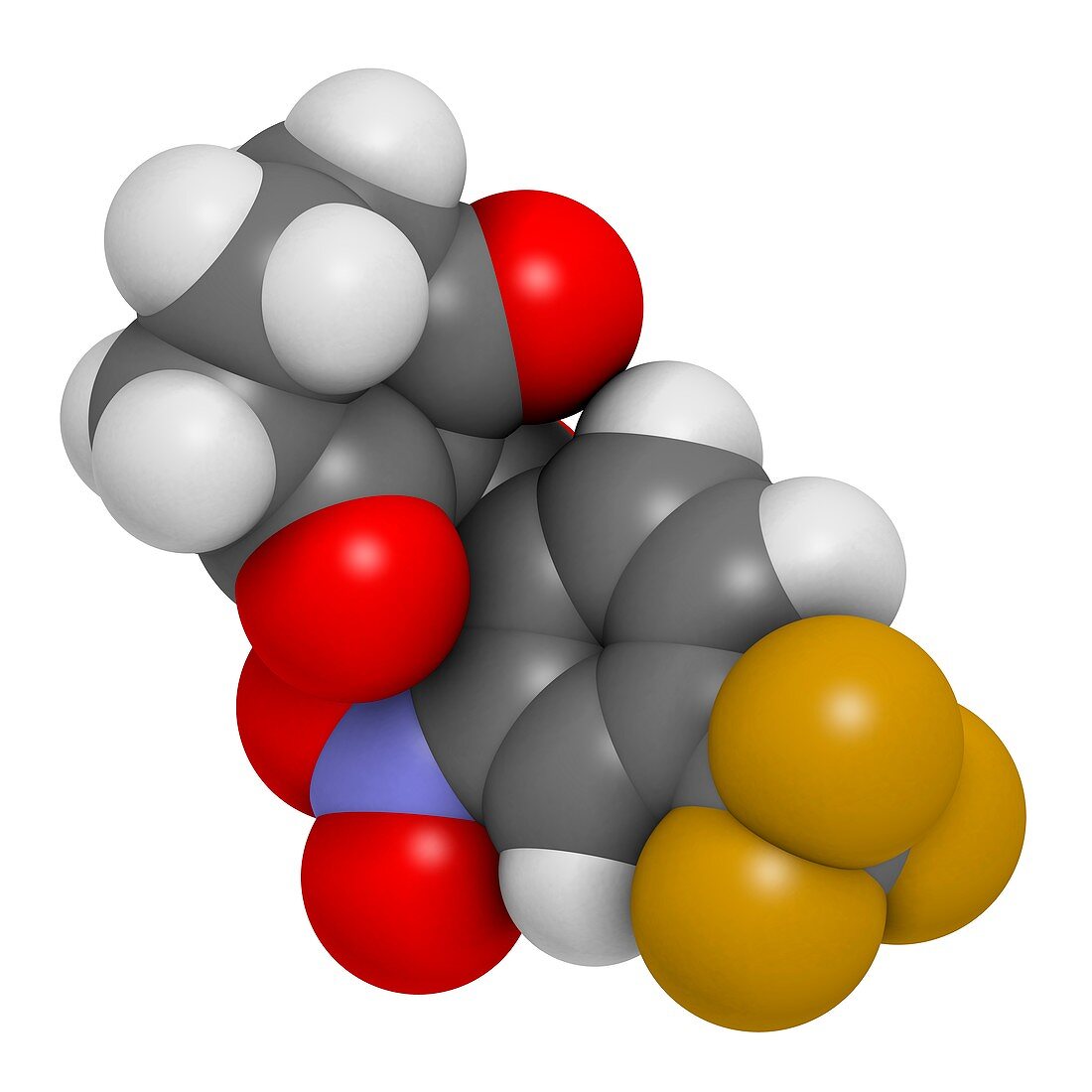 Nitisinone drug molecule