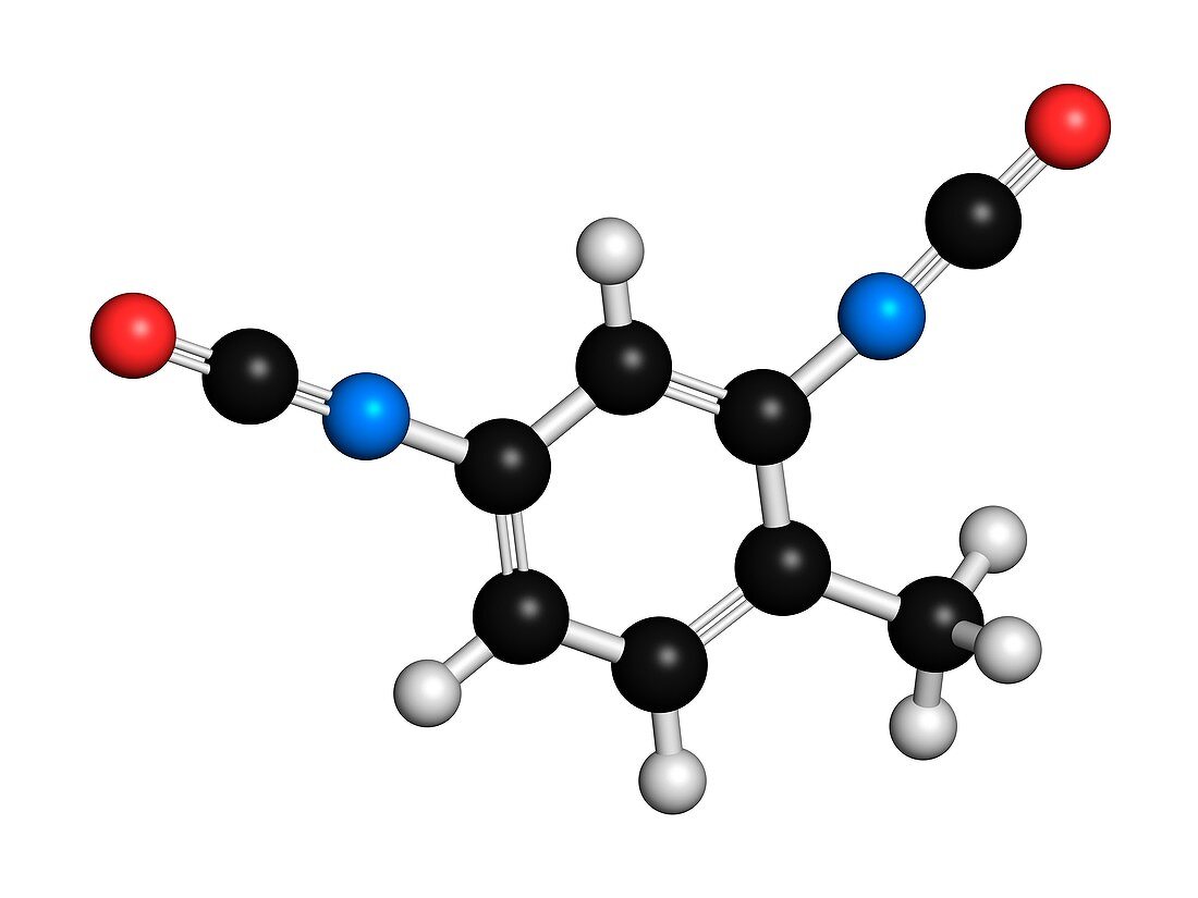 Toluene diisocyanate molecule