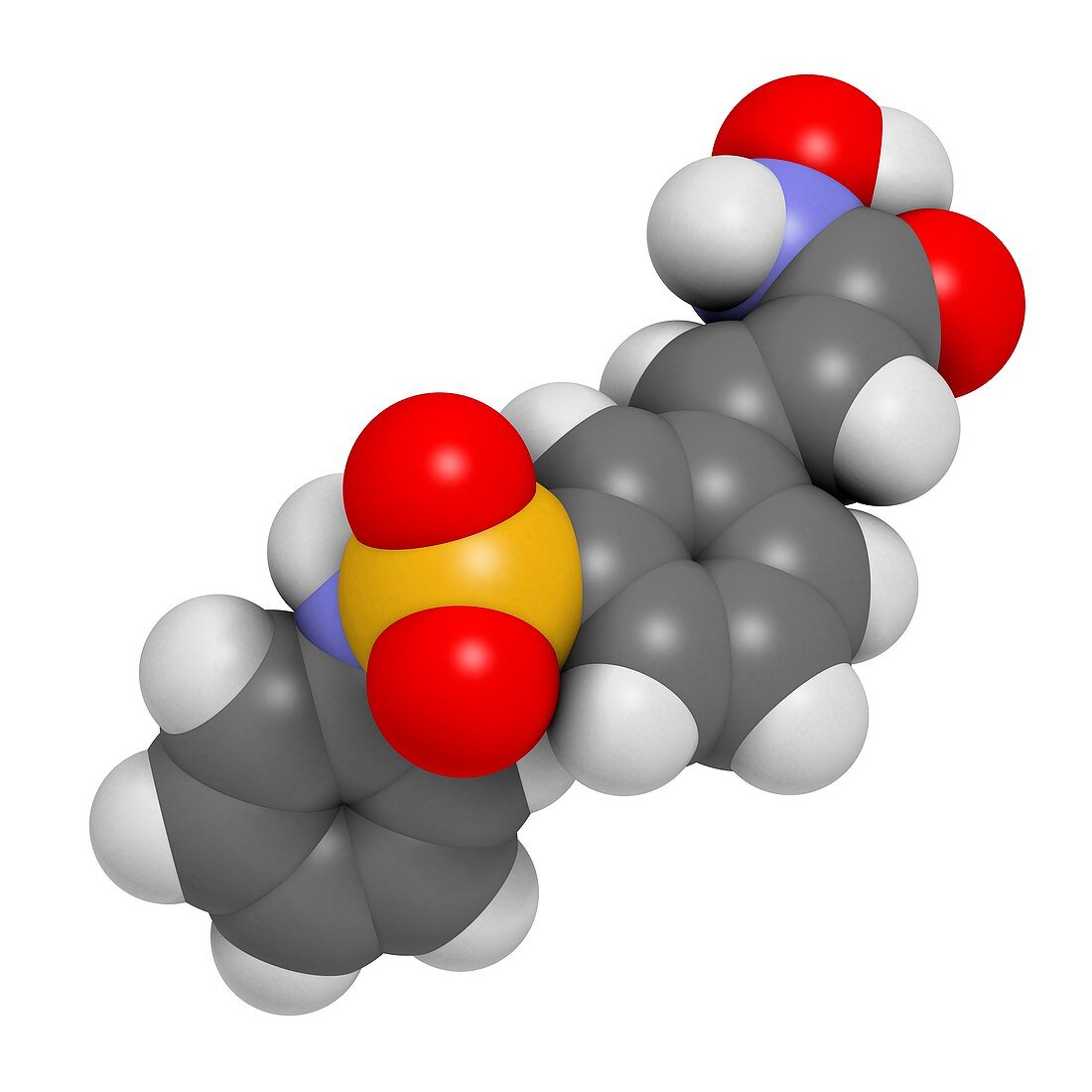 Belinostat cancer drug molecule