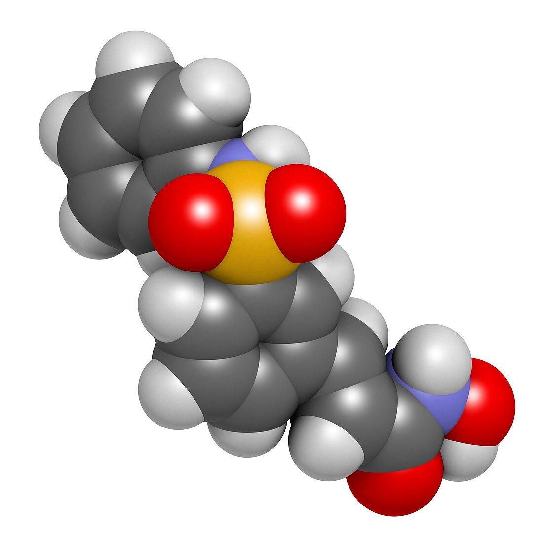 Belinostat cancer drug molecule