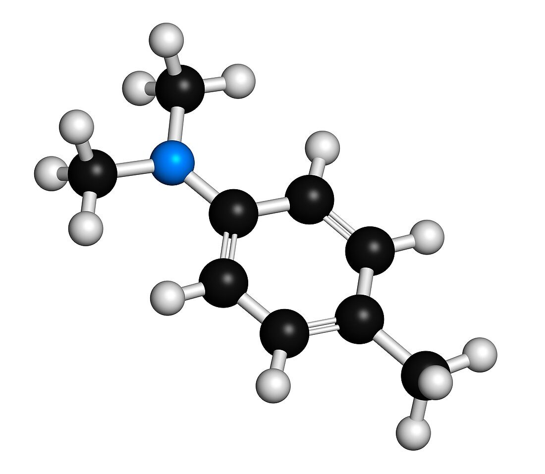 N,N-dimethyl-p-toluidine DMPT molecule