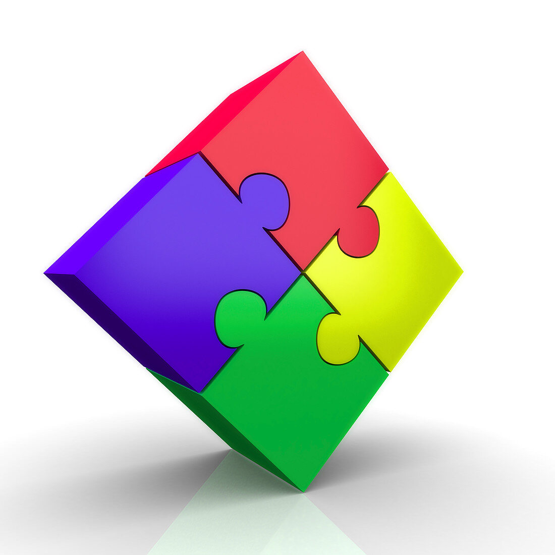 Jigsaw puzzle,illustration