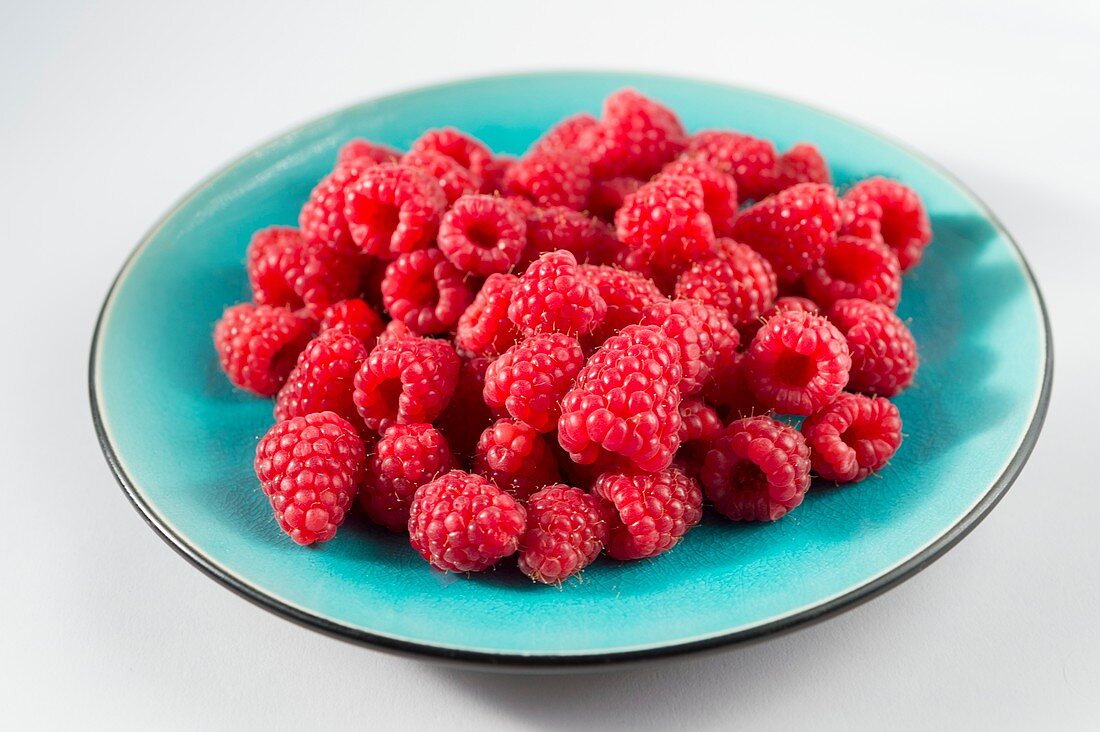 Fresh raspberries