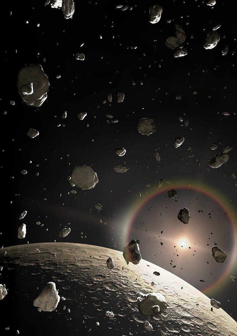 Artwork of a Kuiper Belt Object