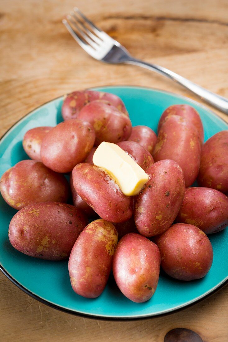 King Edward potatoes on a plate