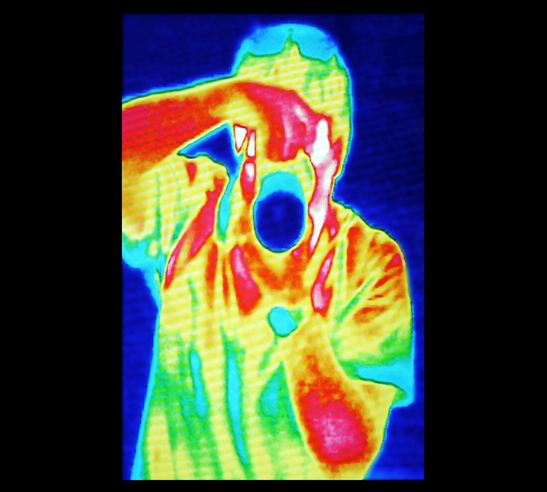 Thermal camera self portrait