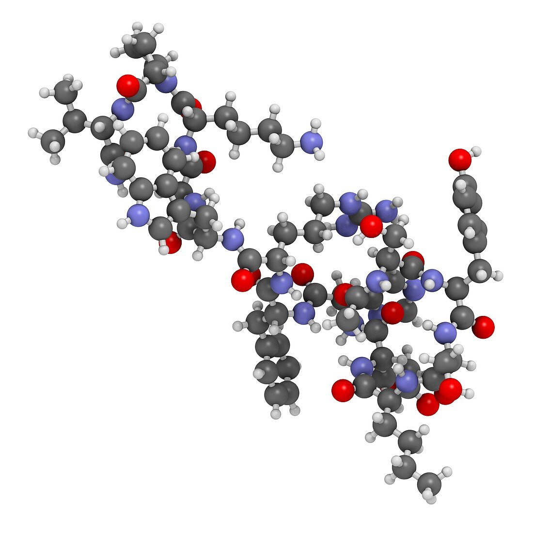 Afamelanotide drug molecule