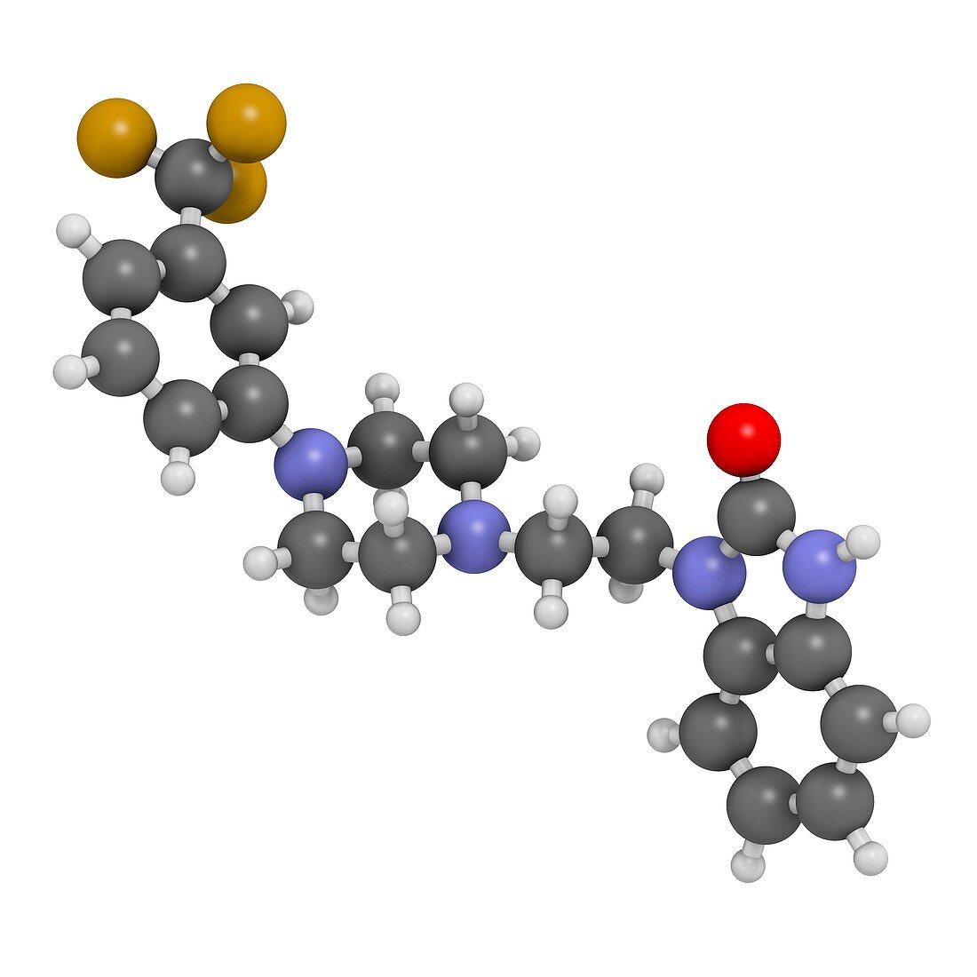 Flibanserin sexual desire drug molecule