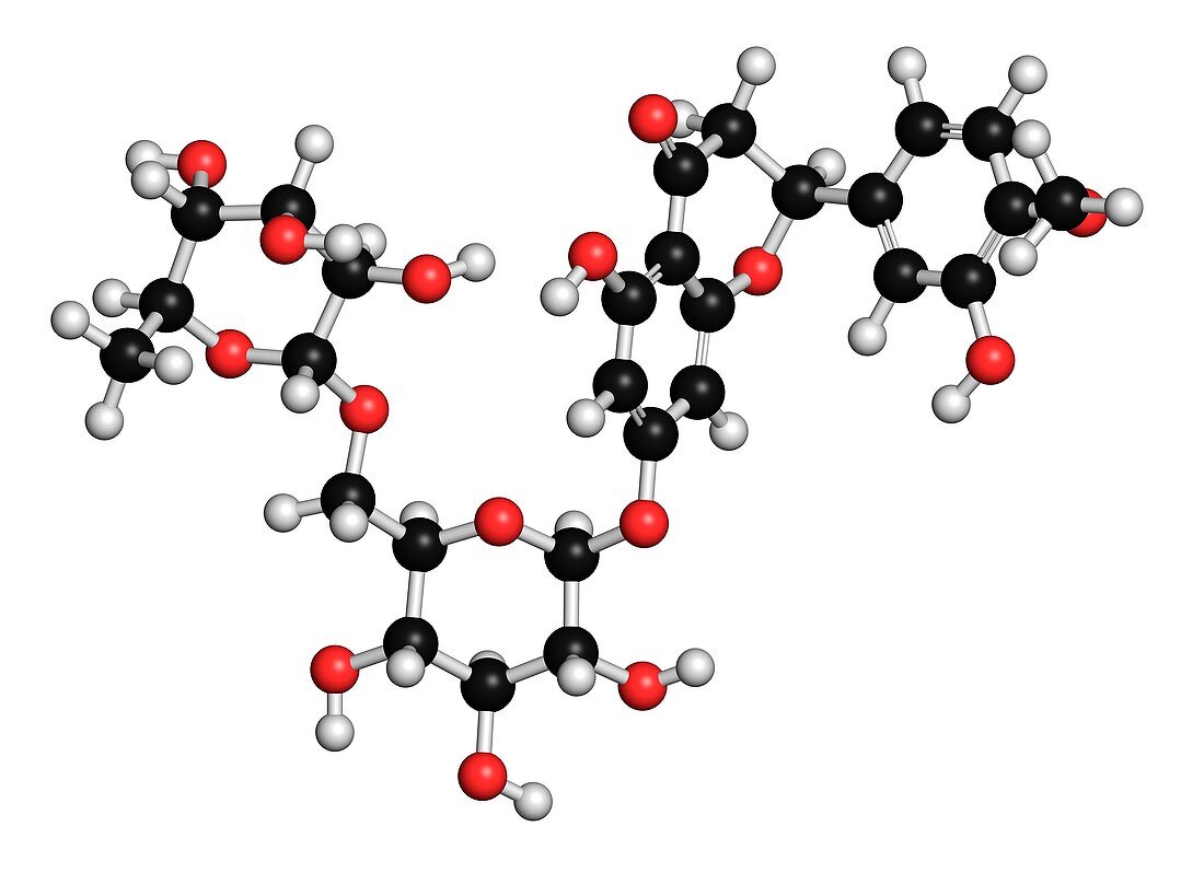 Hesperidin citrus flavanone molecule