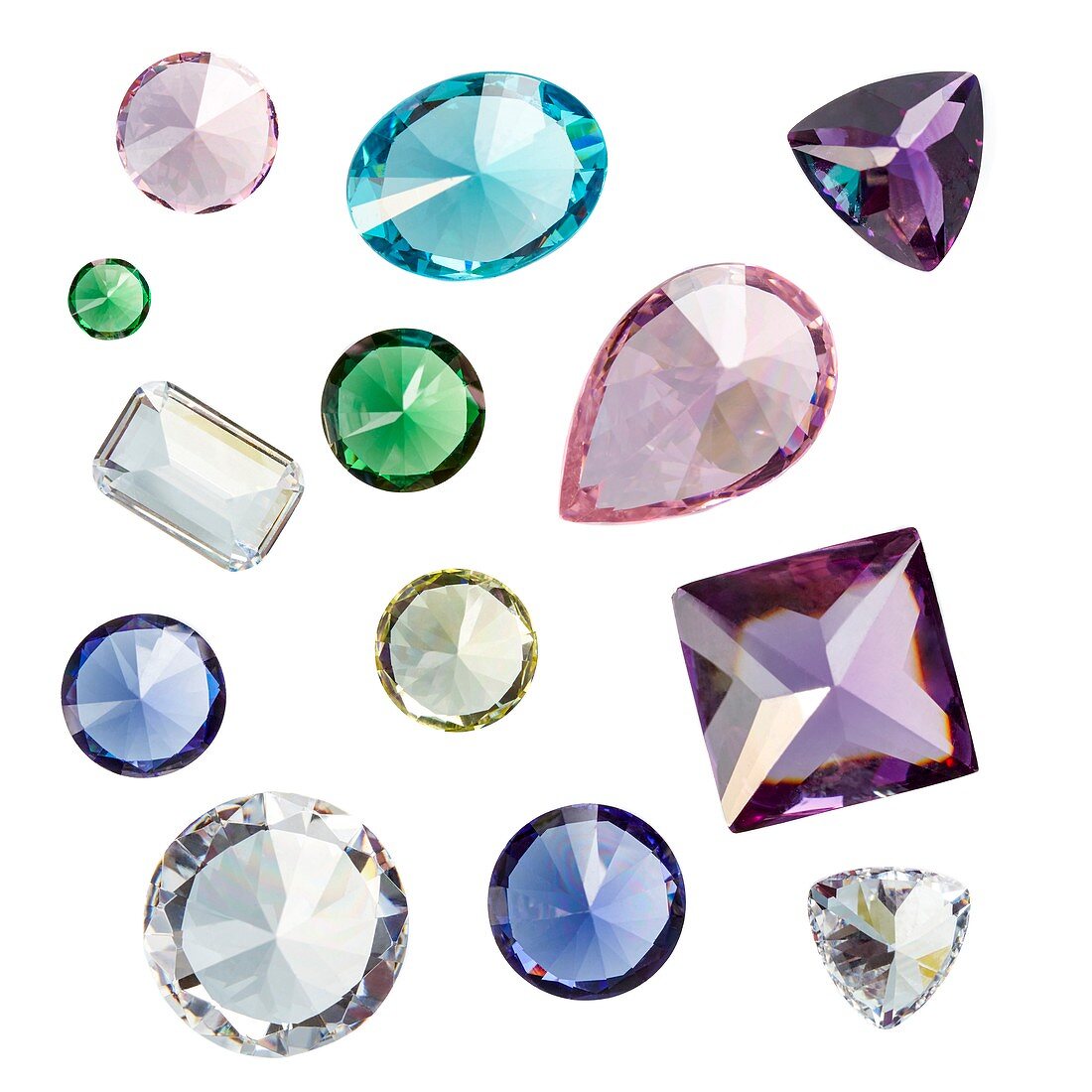 Colourful gemstones