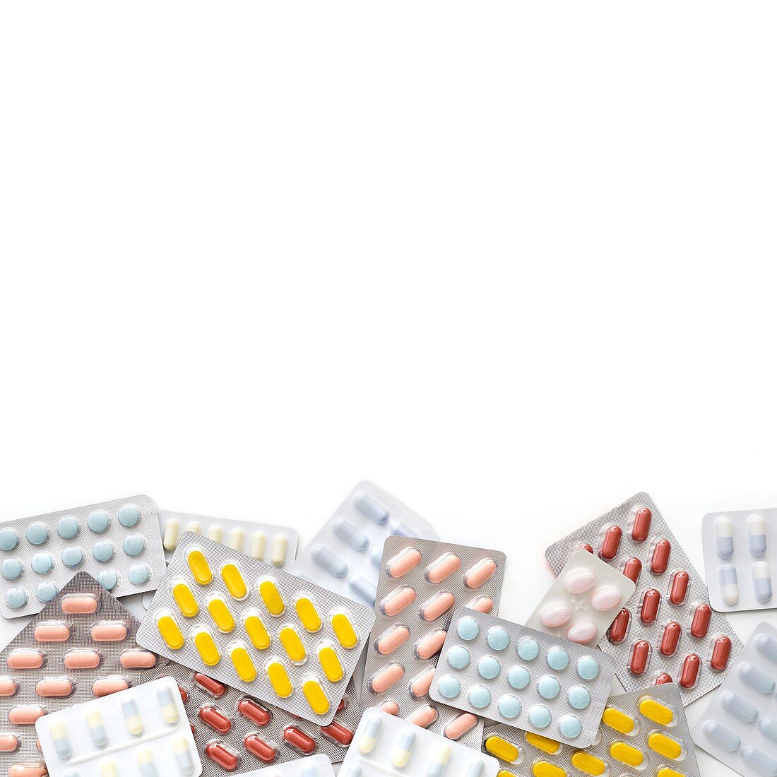 Blister packs of pills