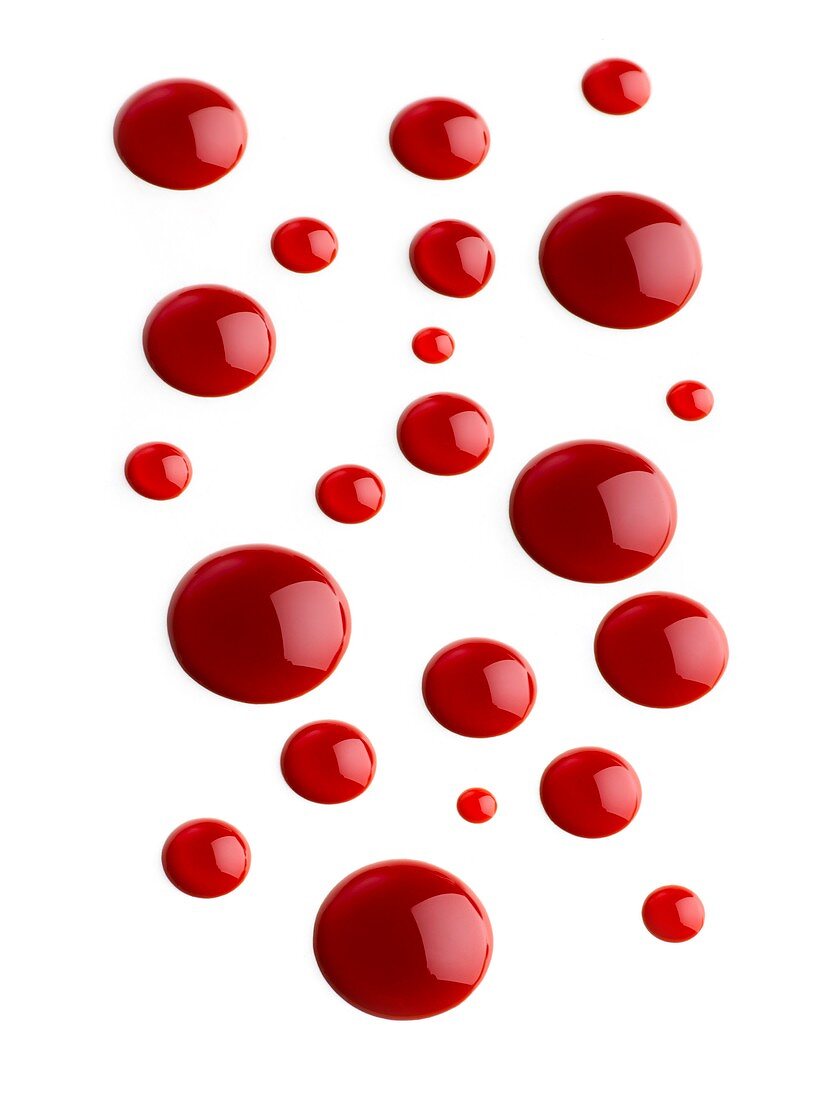 Blood droplets