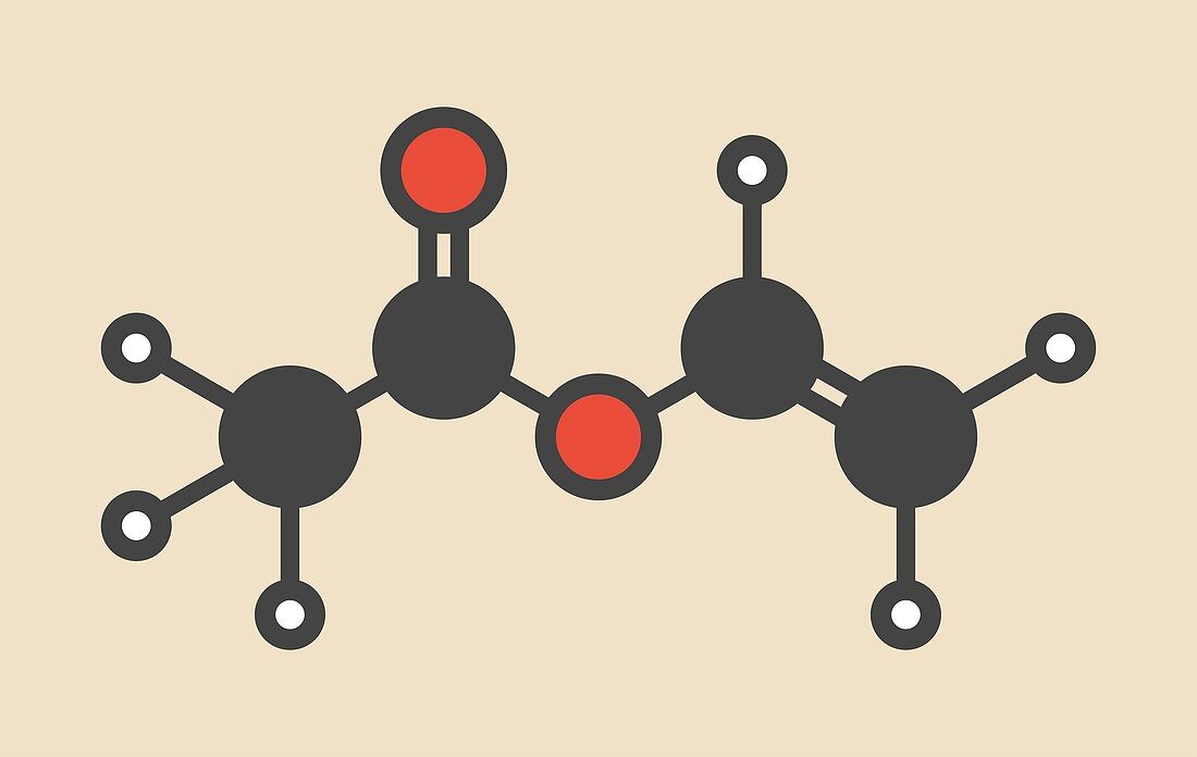 Vinyl acetate molecule