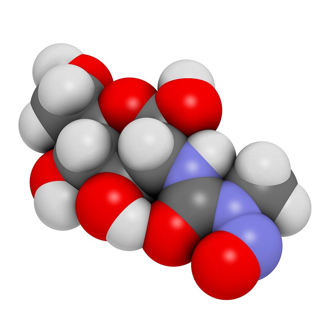 Streptozotocin cancer drug molecule