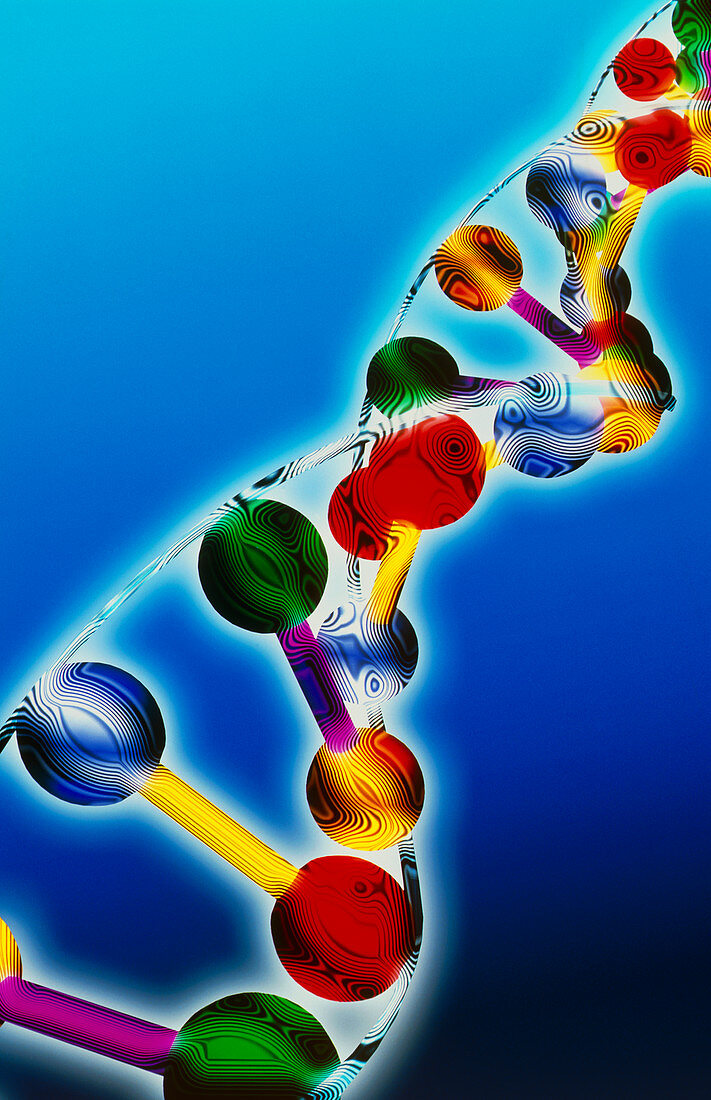 Artwork of DNA