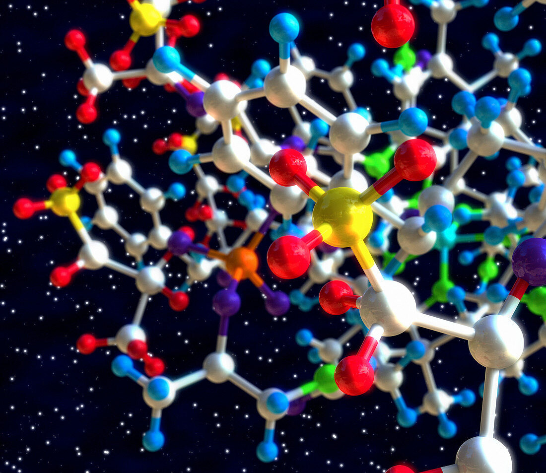 Molecule in space