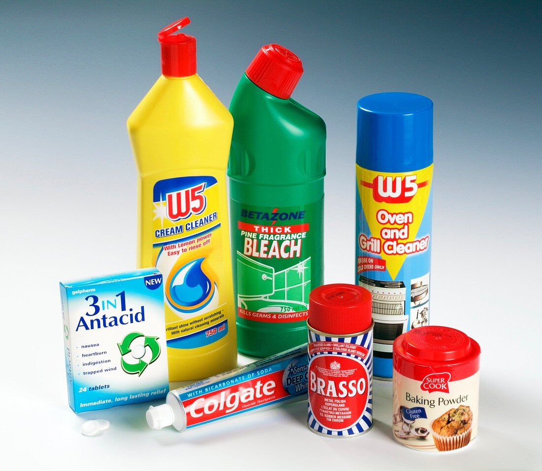 Alkaline household products