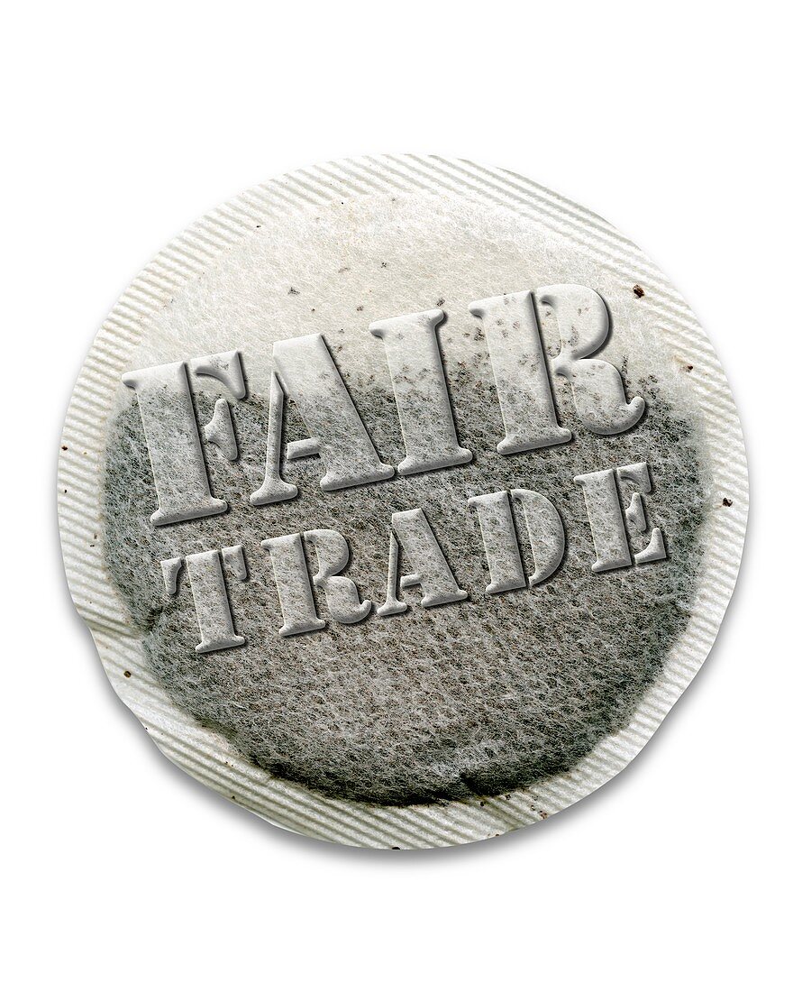 Fairtrade tea bag,artwork