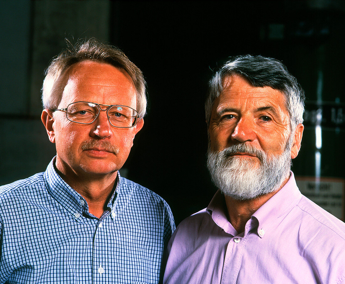 Peter Armbruster and Sigurd Hofmann,physicists