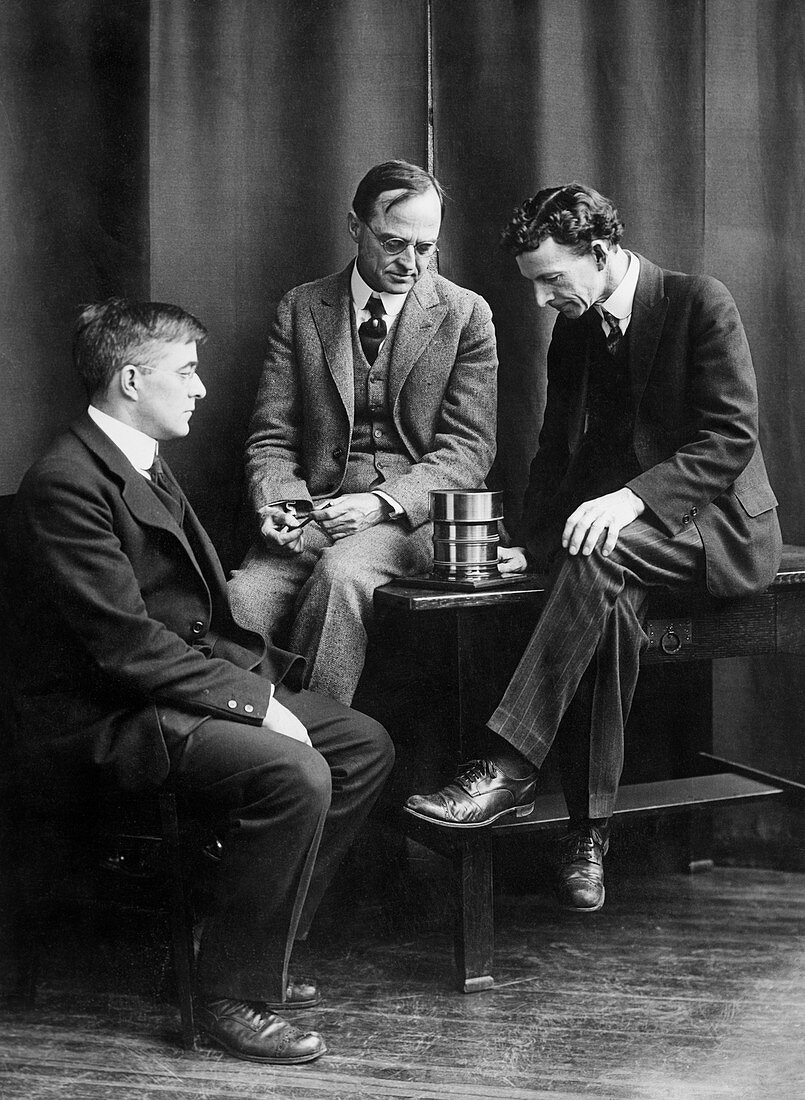 Langmuir,W.R Whitney and W.D Coolidge