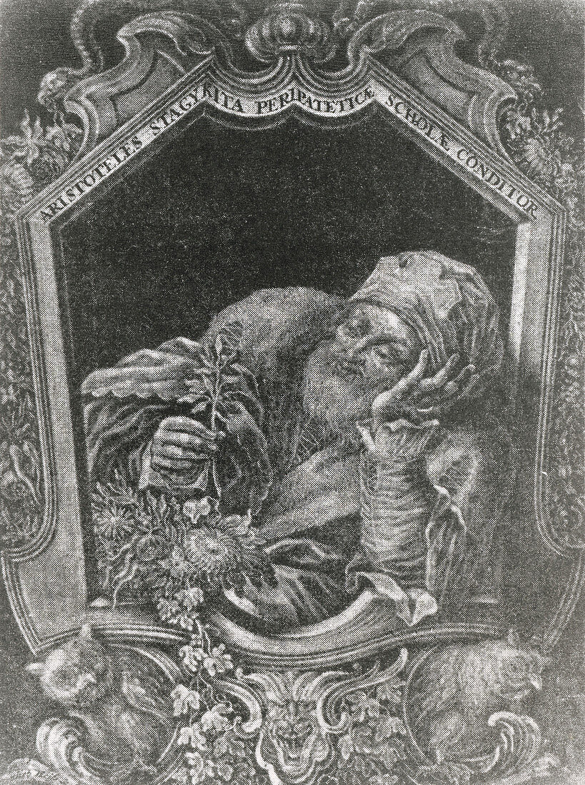 Engraving of Aristotle