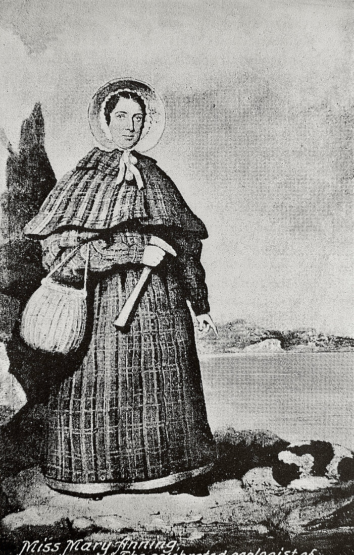 Portrait of Mary Anning,British geologist