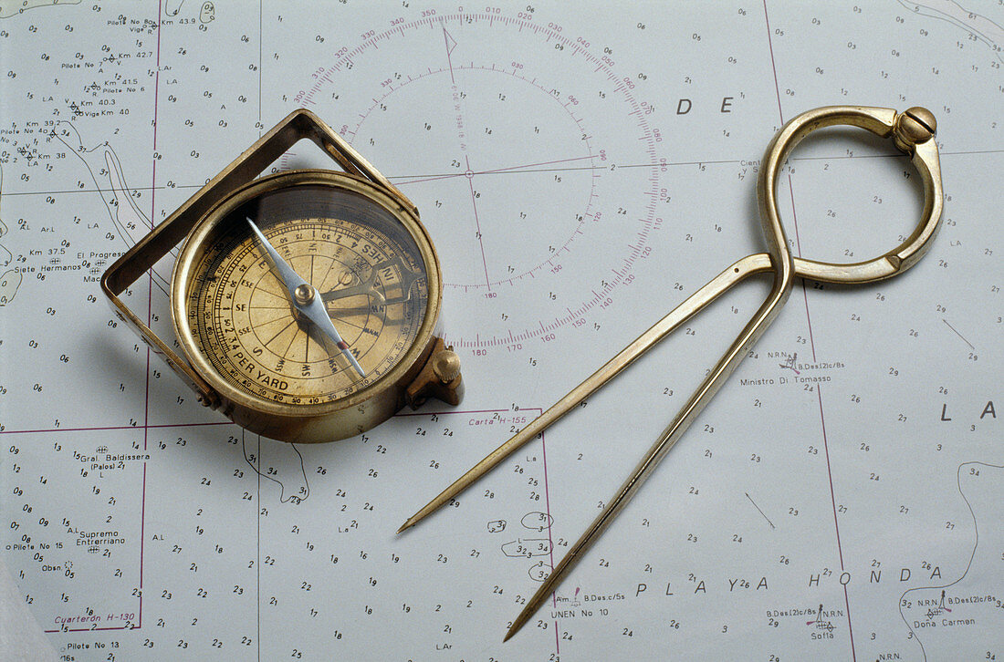 Compass and dividers