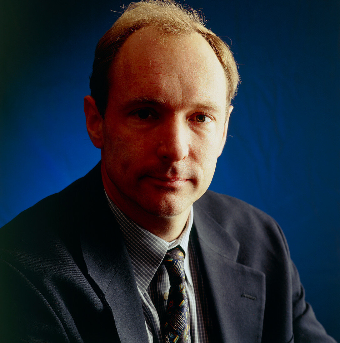 Portrait of Tim Berners-Lee,inventor of the WWW