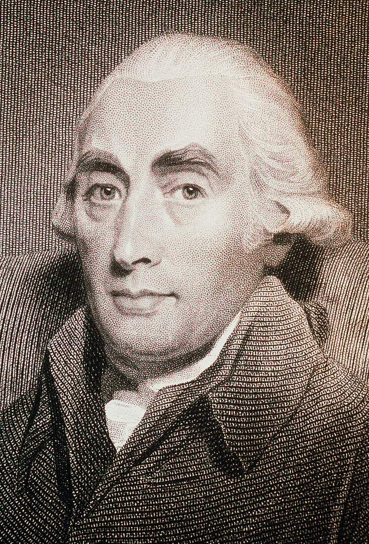 Portrait of the Scottish chemist Joseph Black