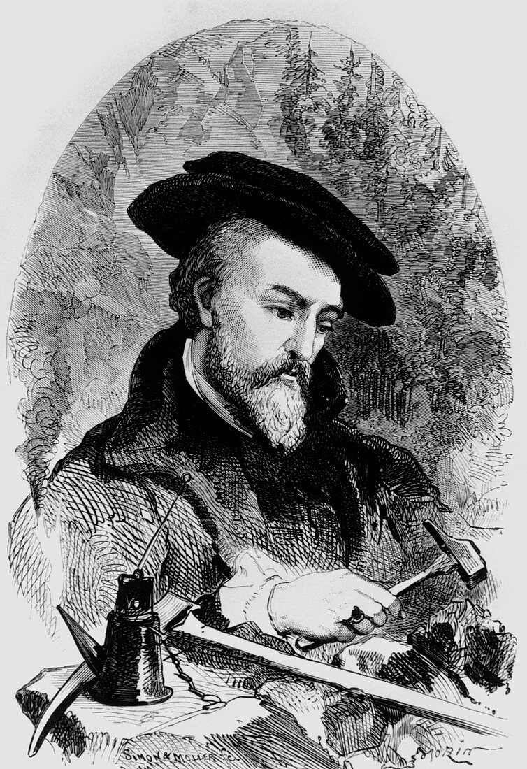 Portrait of Georgius Agricola,German mineralogist