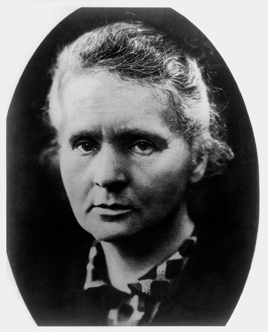 The Polish-French chemist Marie Curie