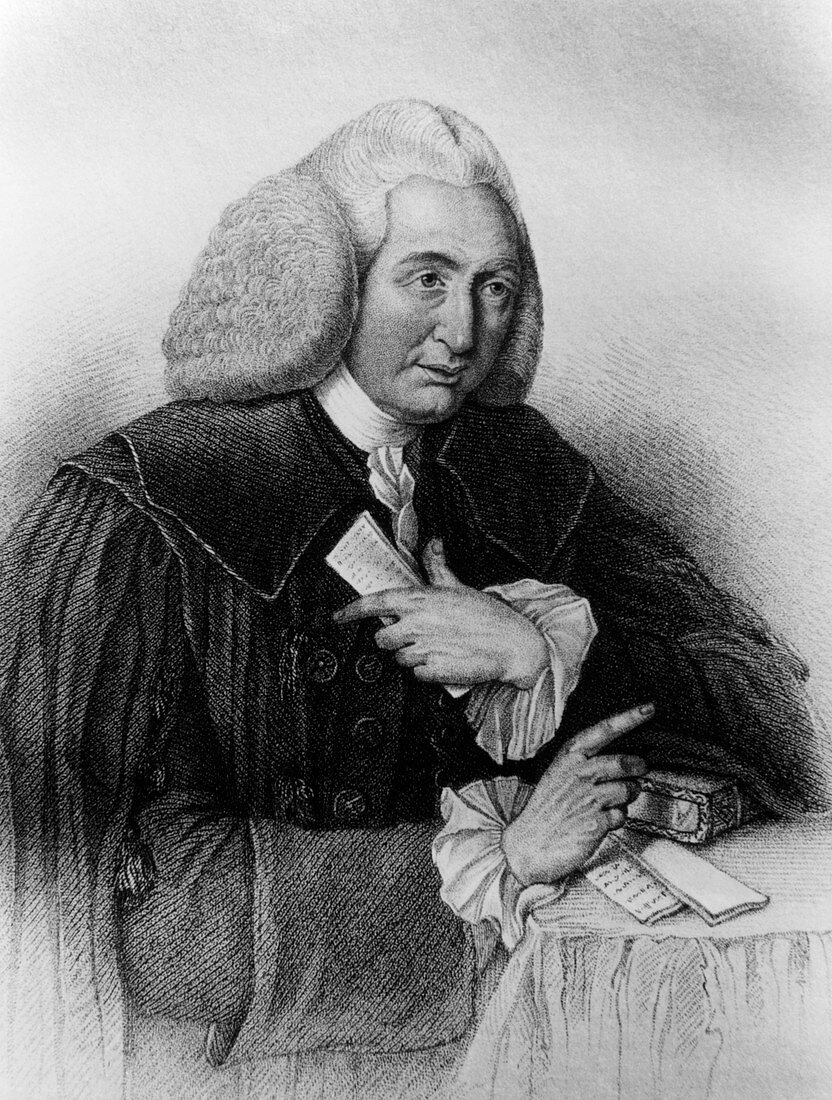 Engraving of William Cullen,Scottish physician