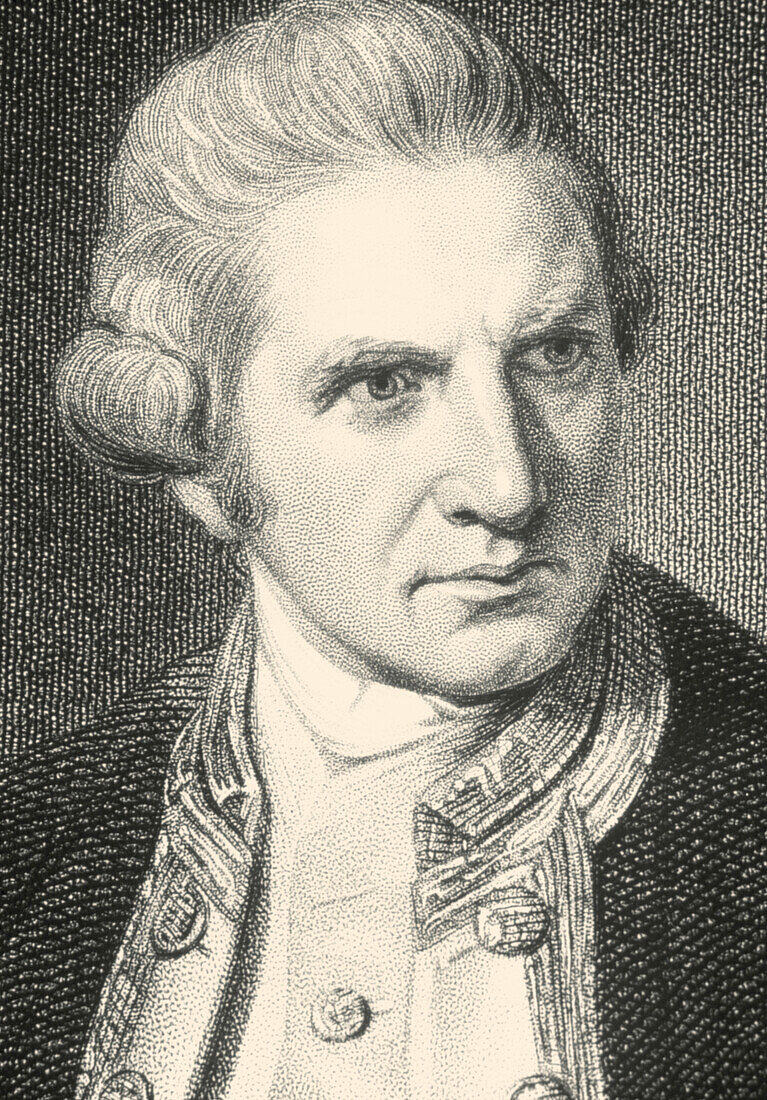 Portrait of Captain James Cook,British explorer