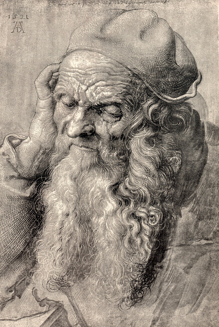 Old man,art by Durer
