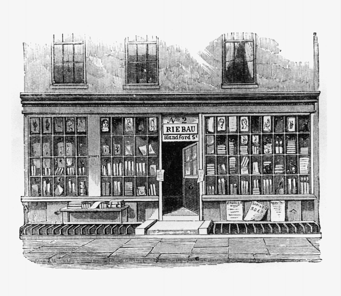 Bookshop where Faraday worked