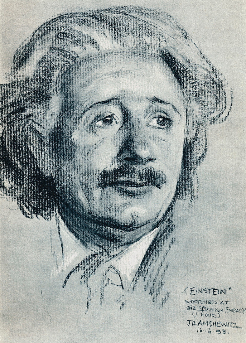 German-Swiss-US physicist Albert Einstein,1933