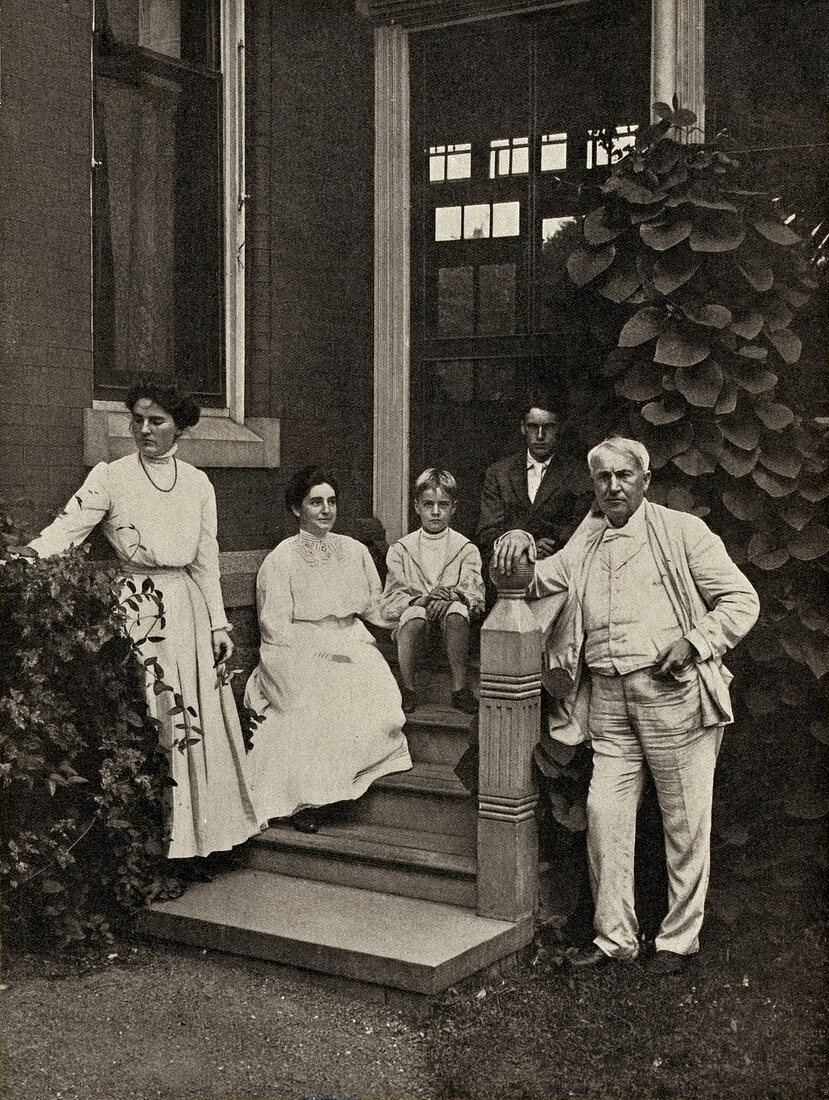 Family of Thomas Edison,US inventor
