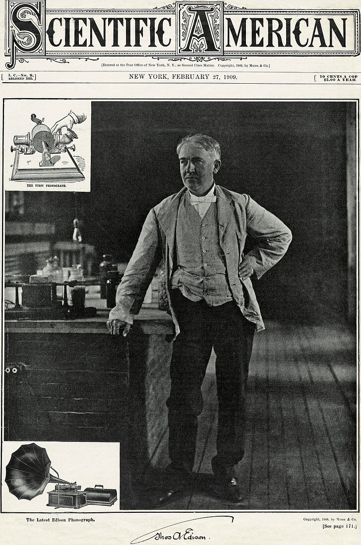 Thomas Edison,US inventor