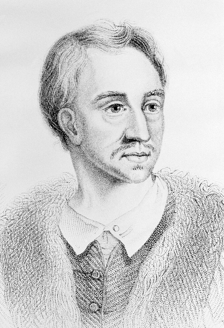 Portrait of the Belgian chemist J.B. Helmont