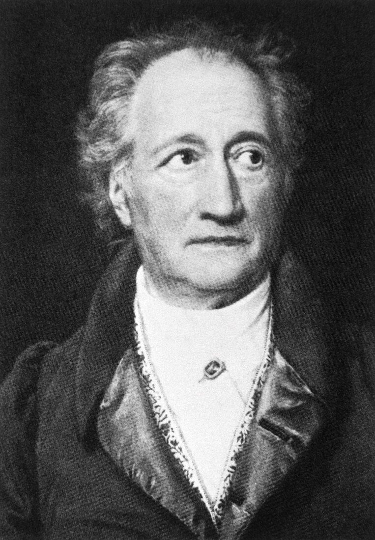 Johann W. von Goethe,German author and scientist