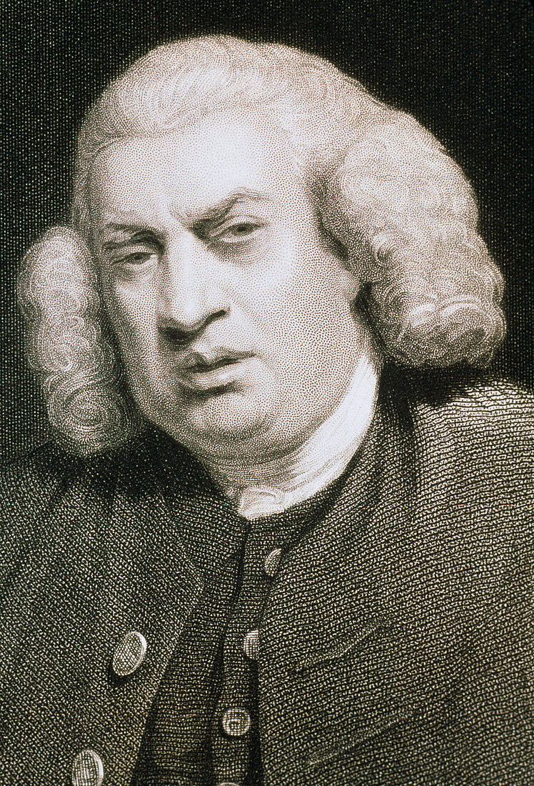 Portrait of Samuel Johnson,English lexicographer