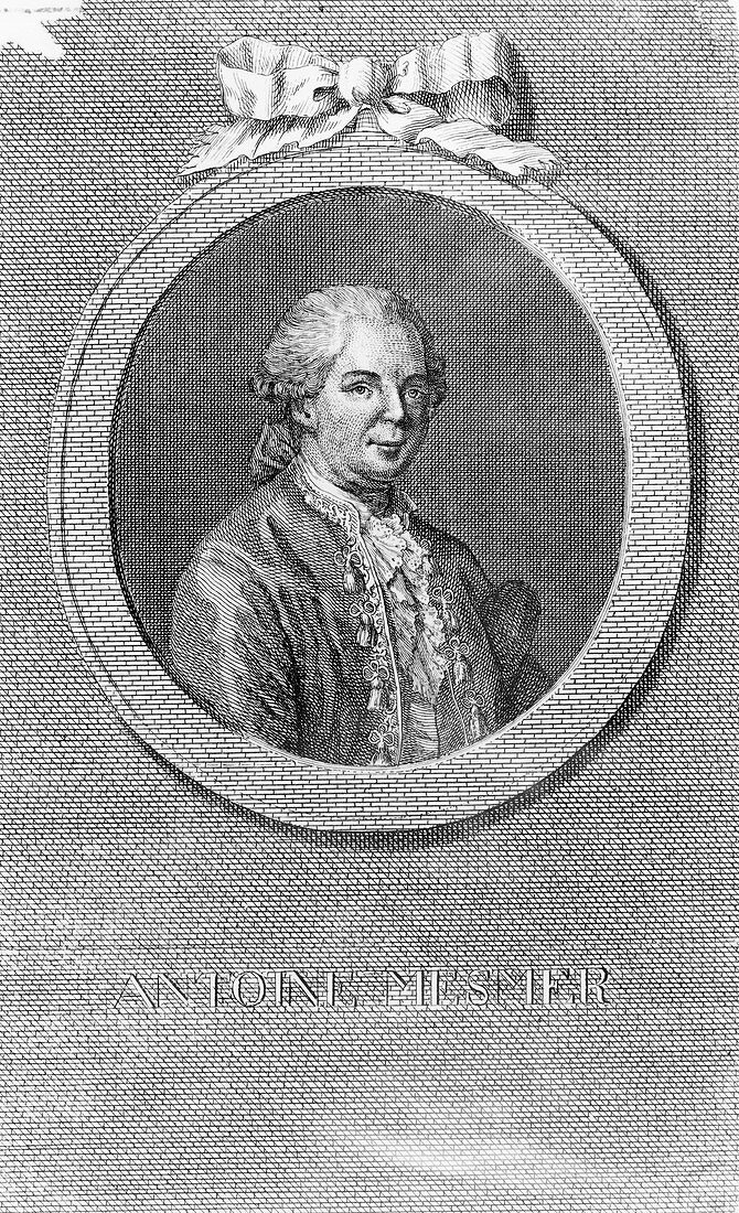 Portrait of the Austrian physician Anton Mesmer