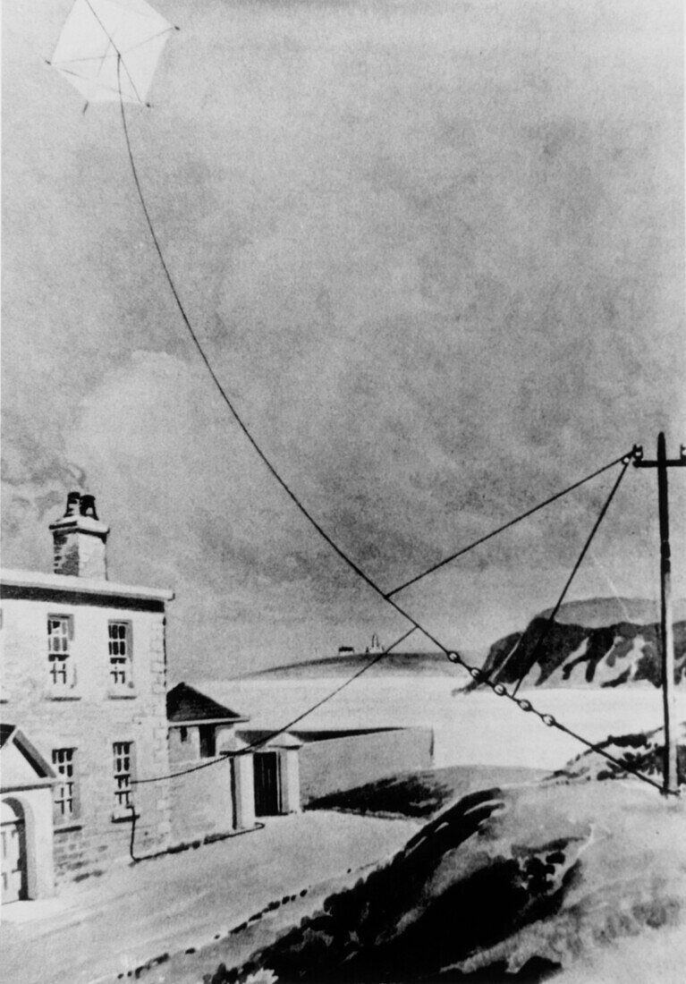 Aerial that received Marconi's trans-ocean signal