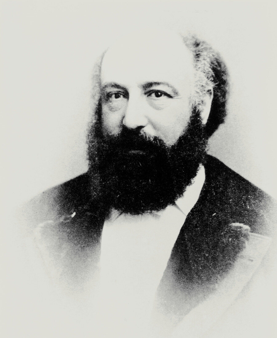 Portrait of Ludwig Mond,German-British chemist