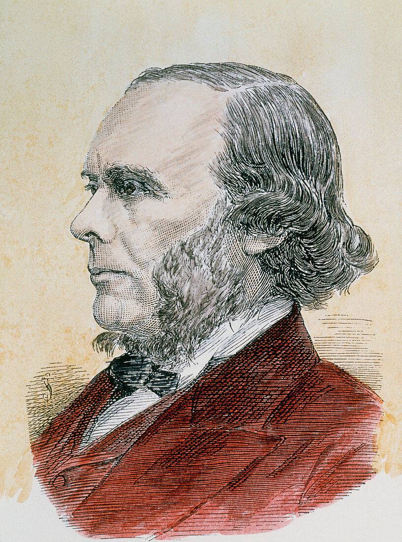 Portrait of the English surgeon Joseph Lister