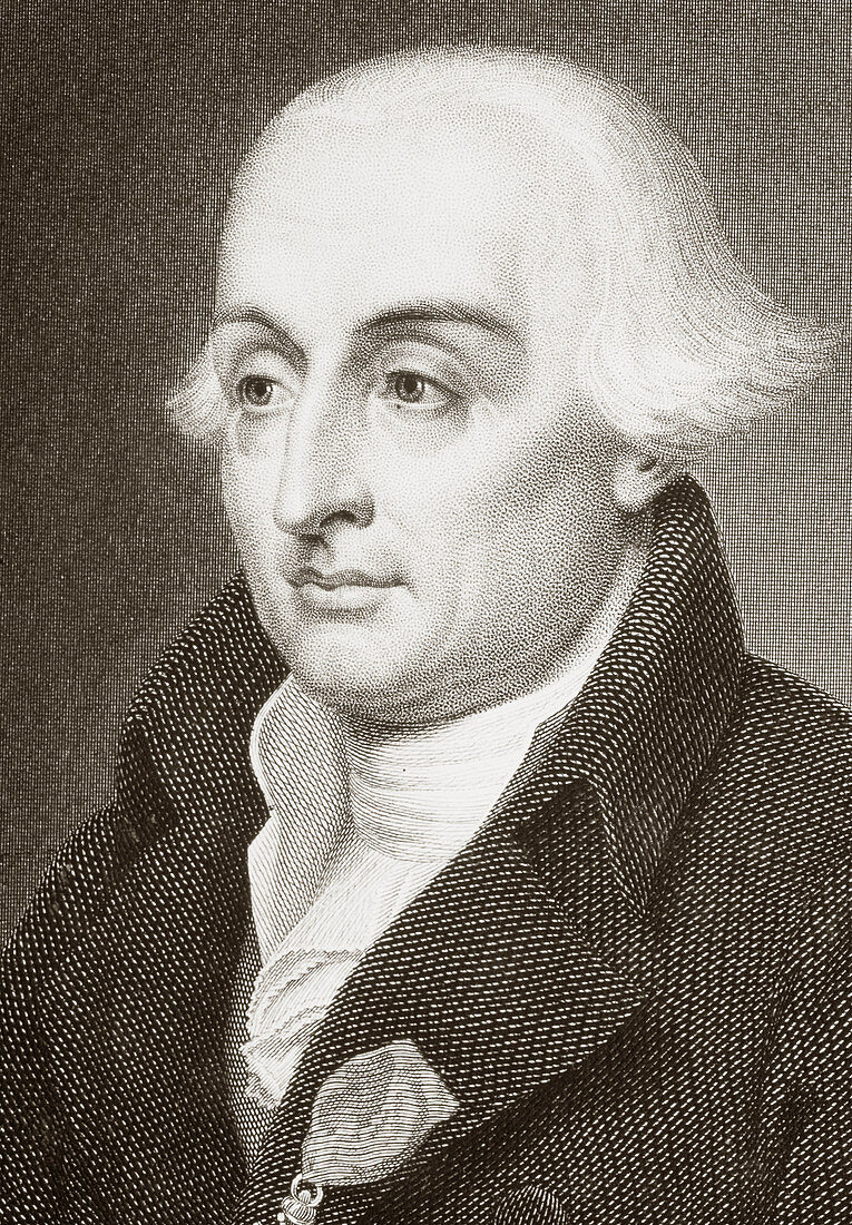 Portrait of mathematician Joseph Louis Lagrange