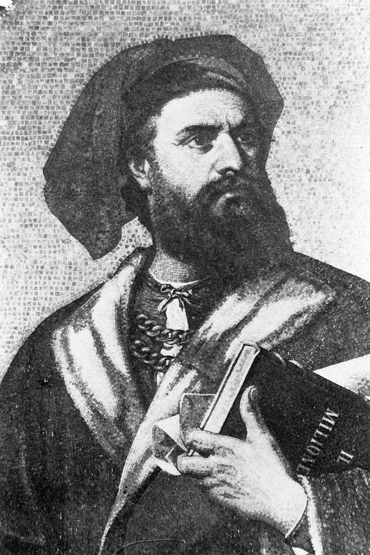 Portrait of Marco Polo,Italian explorer