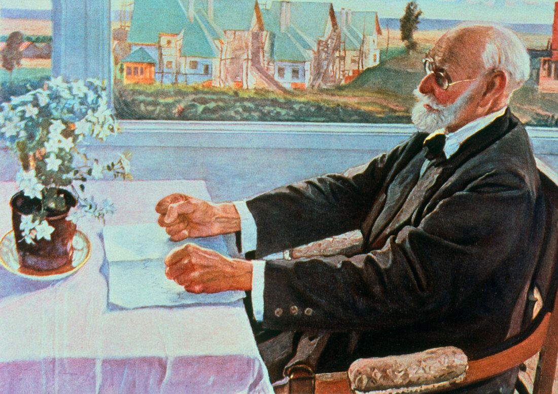 Portrait of Ivan Pavlov,the Russian physiologist